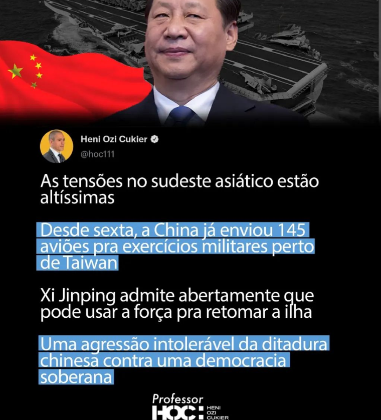DrbMaria's tweet photo. Enquanto a imprensa só fala do depoimento de uma ex-funcionária do Facebook como gravíssimo , China e Taiwan ngm diz nada ... https://t.co/PxZMVJWG0n