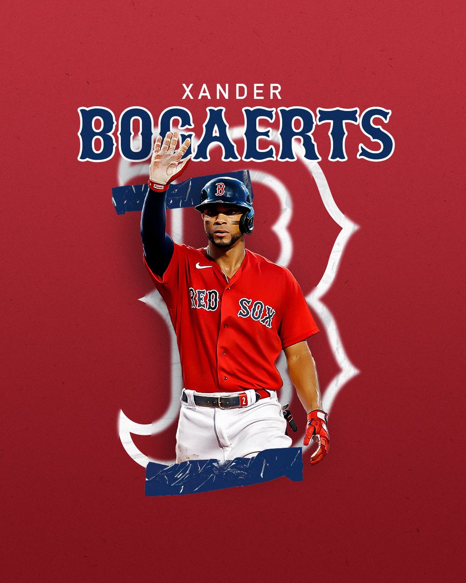 MLB's tweet photo. The first homer of the #postseason belongs to Xander! https://t.co/YTvc5xcXFX