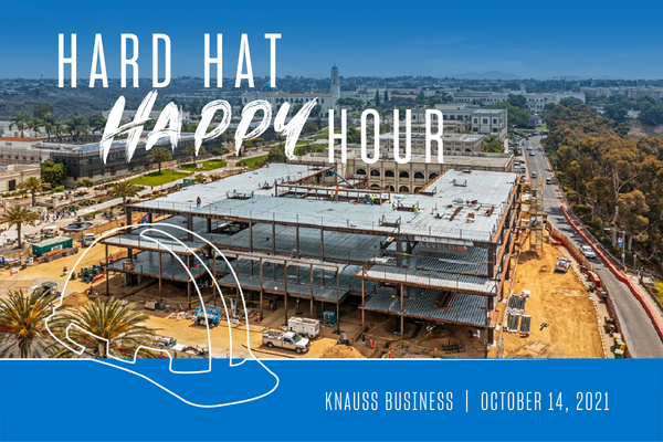 usd_business's tweet photo. On Oct. 14, return to campus and take a behind-the-scene tour of the construction of the Knauss Center for Business Education, led by our dean, Tim Keane! After the tour, enjoy happy hour on us. RSVP to attend: https://t.co/NRGUoU8A6m
#USDbiz #wherebusinessmeetspurpose #bschool https://t.co/C6MNietq0C
