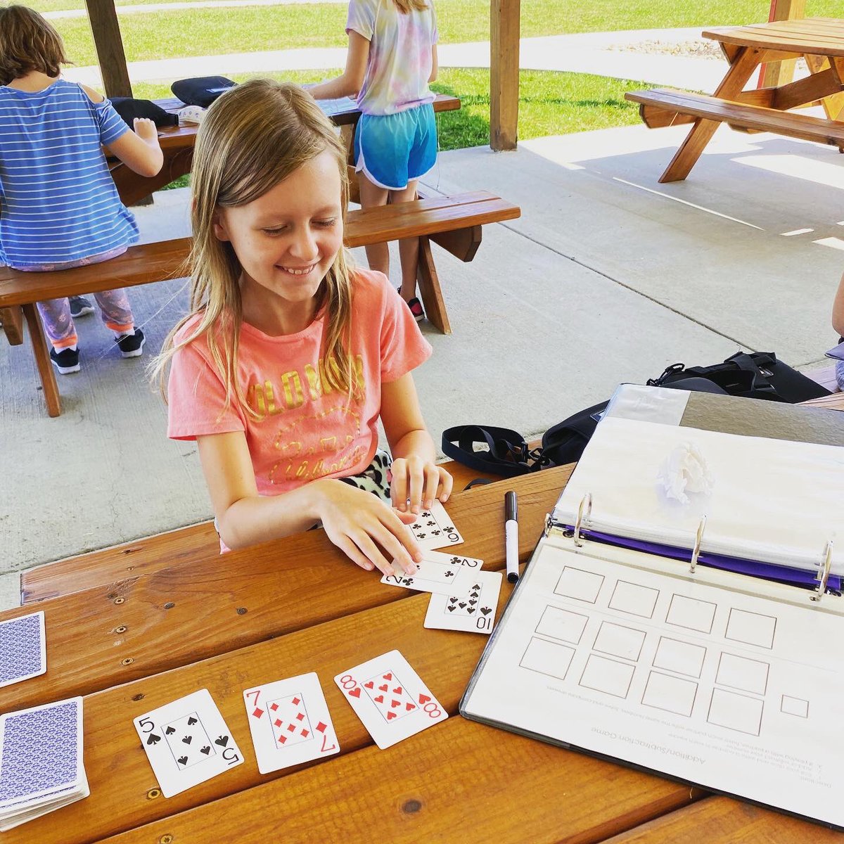 MylanPatriots's tweet image. Beautiful Day + Math Stations = Engagement and Learning in the Outdoor Classroom with Ms. Dieringer’s Class!
#mylanpatriots #math4lifewv @Monongalia_Co @WVEducation @MonongaliaElem
@MCSDoesSumMath