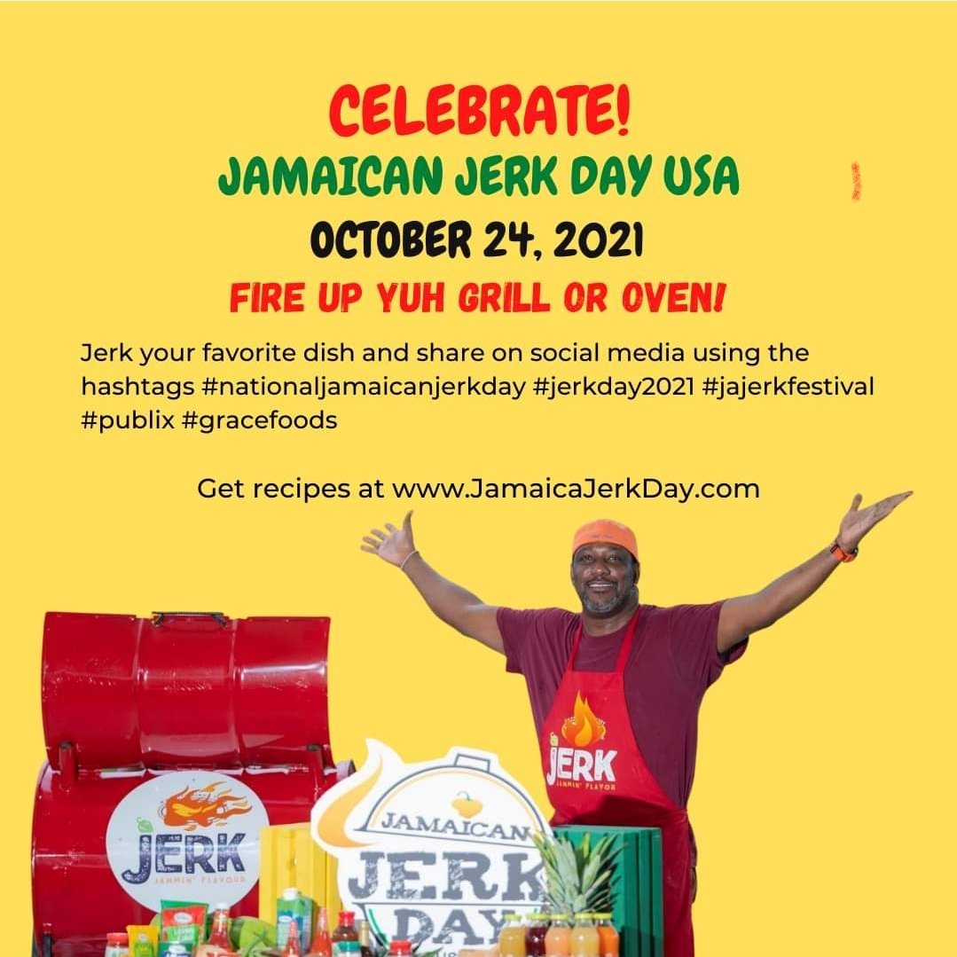 ChefIrie's tweet photo. Fire up di grill and represent with your favorite jerk recipes. Then share them. Tweet it, IG it, book it.
#bookchefirie #travelingchef #privatechef #chefirie #nationaljamaicanjerkday #Jerkfestival @JAJerkFestival https://t.co/UEhCwPMHOR