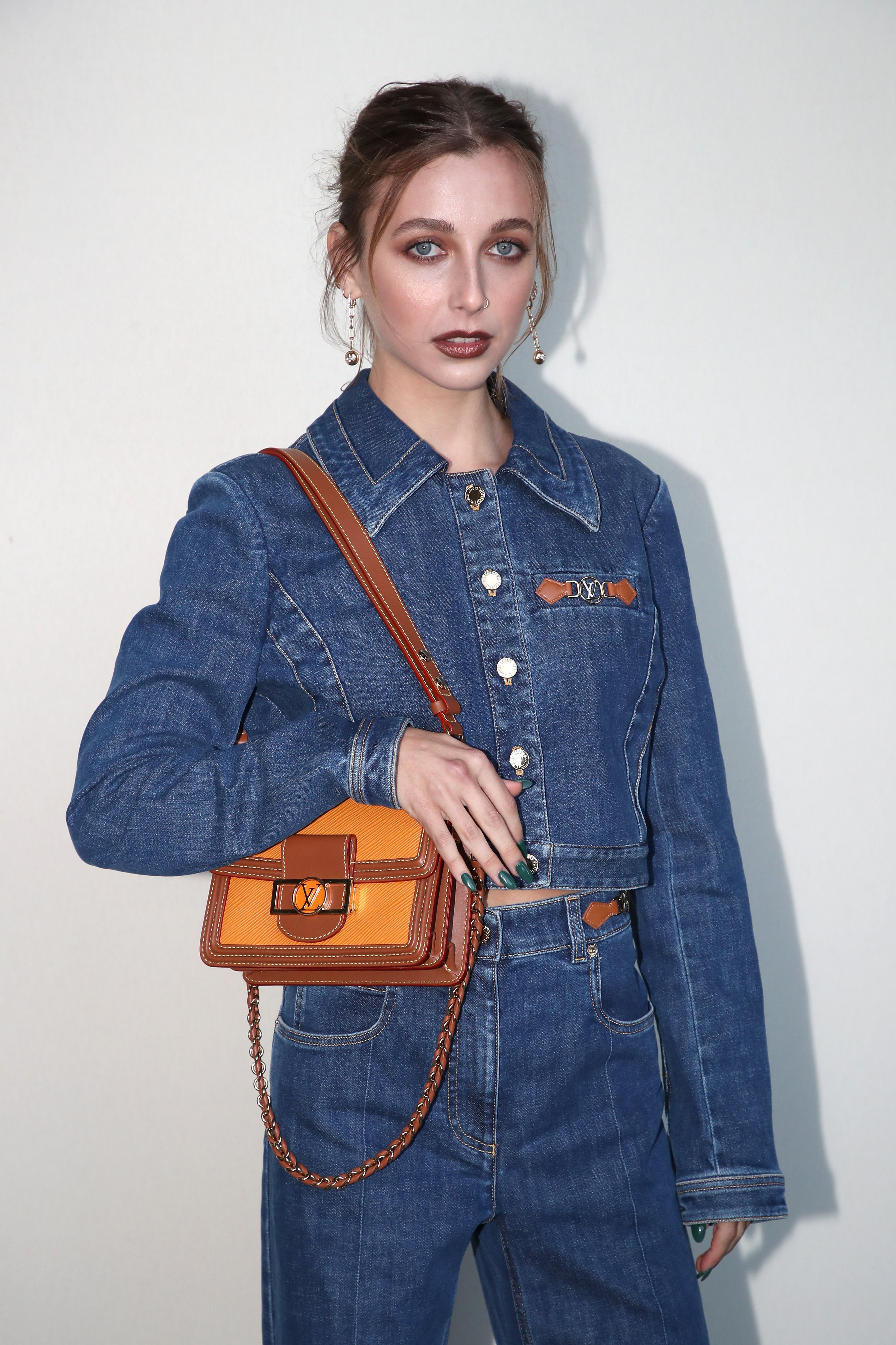Entertainment Tonight on X: Our favorite Louis Vuitton ambassador Emma  Chamberlain rocked head-to-toe denim during their #ParisFashionWeek show.  (📸: Getty Images)  / X