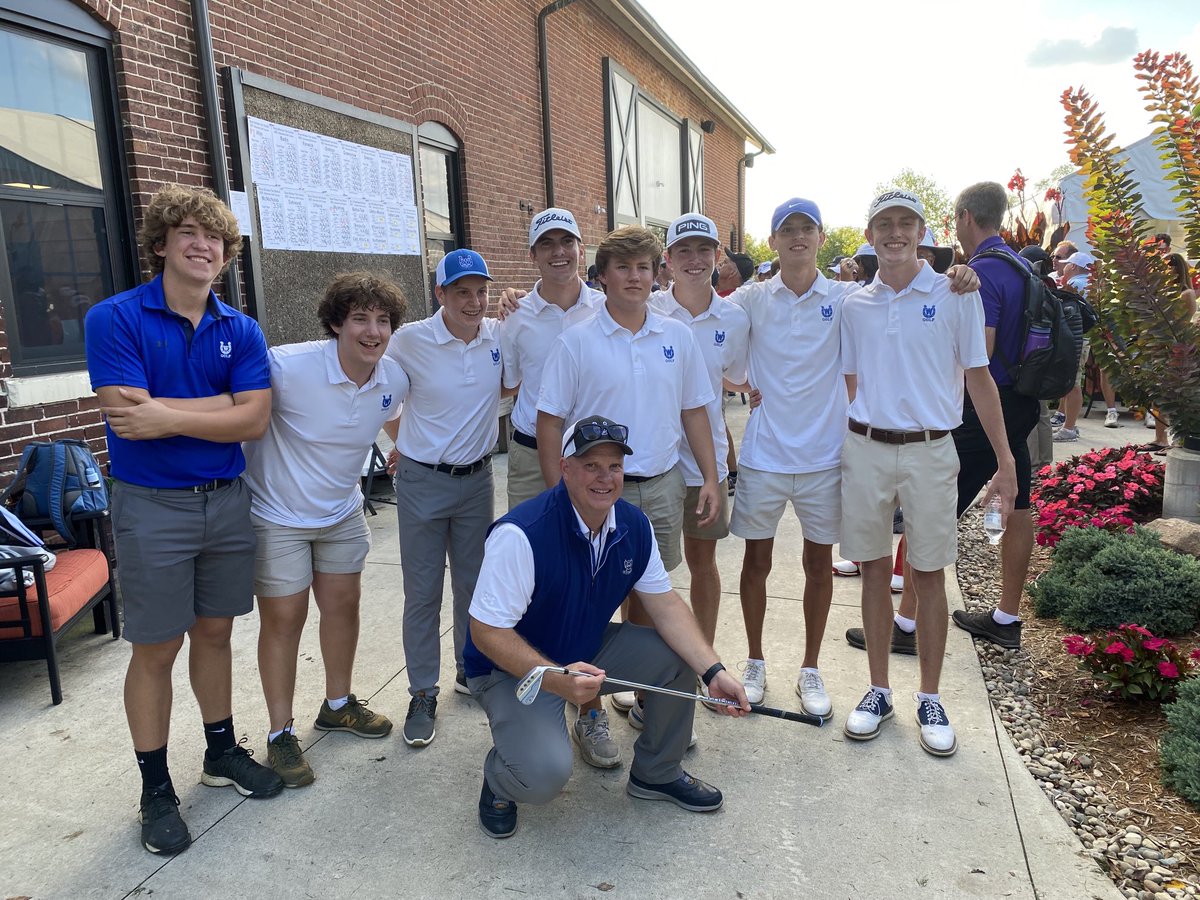 JScottWebb's tweet photo. Dream season continues as the Wyoming Boys Varsity Golf Team advances out of Districts into the State Championships on October 15-16. Leading the Cowboys were Finley Bartlett with a 2-under par 70, Clay Van Fossen 78, Conor Madden 82, Sam Judge 84 and Jack Webb 87.  #OnWyoming https://t.co/K1xWCQQ4Cx