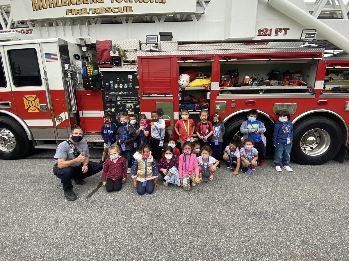 Thank you Temple/Muhlenberg Fire Co. for coming and talking to our Kindergarten classes today!  #mecpride #community #firesafetyweek #kindergarten