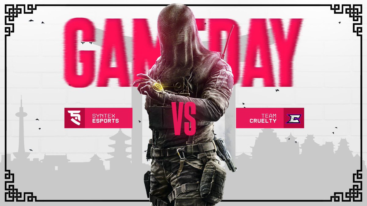 Syntex_Esports's tweet photo. Jornada 7 contra @eTeamCruelty a las 9:00pm 🇲🇽
#MxR6B
📺: https://t.co/C2Ucu0WYBX
#SyntexFever💮 https://t.co/F55vJXnu5w
