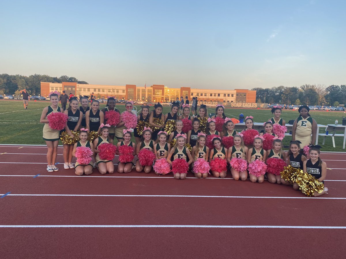 Thank you <a href="/eversolecheer/">@eversoleruncheer</a> for having us today! We loved cheering along side you. 💚💛💞