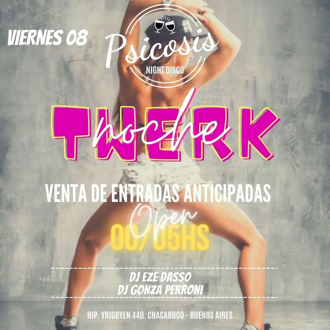 PSICOSISCHACA's tweet photo. ⚠️FINDE XXL , LO ARRANCAMOS CON TODO ESTE ⤵️

❌VIERNES 08 NOCHE TWERK🍑

🎲SABADO 09 CHAMPAGNE NIGHT🍾

⛔ Entradas anticipadas en venta ⛔

⏩ Apertura 00:00 am 🔰

⏪ Cierre 05:00 am 🔰

⚠️Valor de entrada 💲200 mujeres, 💲 400 hombres⚠️ https://t.co/lPazjnHhm6
