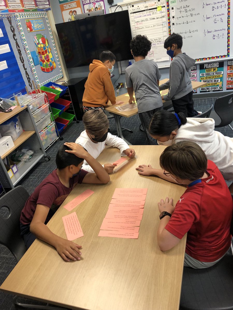Working together to put an analytical essay in order. #inspire96
