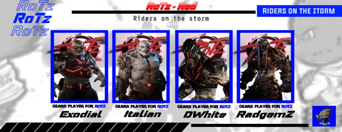RoTz_Storm's tweet photo. Hola, hooolaaa!!..los esperamos ésta noche a las 9 para apoyar a nuestros amigos del  equipo RoTz Red, quienes nos representan en la Scorpius League...vamos a echarles porras 😃

A echarle ganas!!
🐉 RoTz Yang 01 🐉

Banner: RoTz Geezy N https://t.co/XcsnESWvpJ