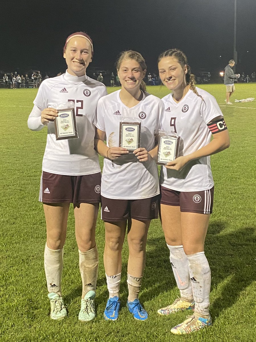 BCHSAthletics2's tweet photo. Congratulations to Chloe Peterson, Marcie Rogers and Sydney Tucker for making the 11th District Girls Soccer All-District team! https://t.co/UbSpXwe9nN