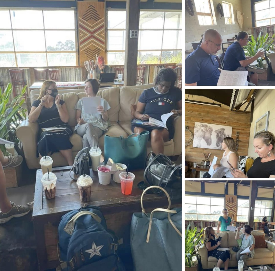 vosburghalicia's tweet image. We had a great Q&amp;amp;A session about observations with our beginning teachers at Giddy Up after school today. #eespride #btstrong