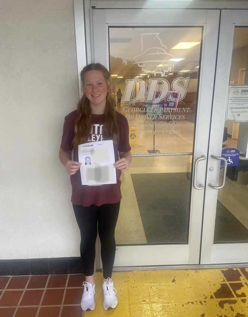 CNix86's tweet photo. Obligatory license post!!!  @MackennaNix is officially a legal driver!  We are so proud of you!  
#prayforallofus https://t.co/miZVGFNeDg
