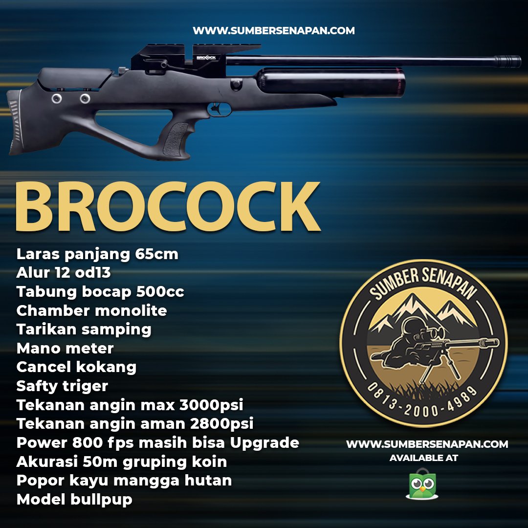 Ready Pcp Airrifle Bullpup Brocock
IDR 5.500.000,-
Order +6281320004989

#airrifle #airsoft #airsoftgun #airsofttaiwan #perbakin #porbi #PREDATORHuntingGrounds #biggamehunting #bullpup #sumbersenapan #airriflestore #pcp #senapanangin