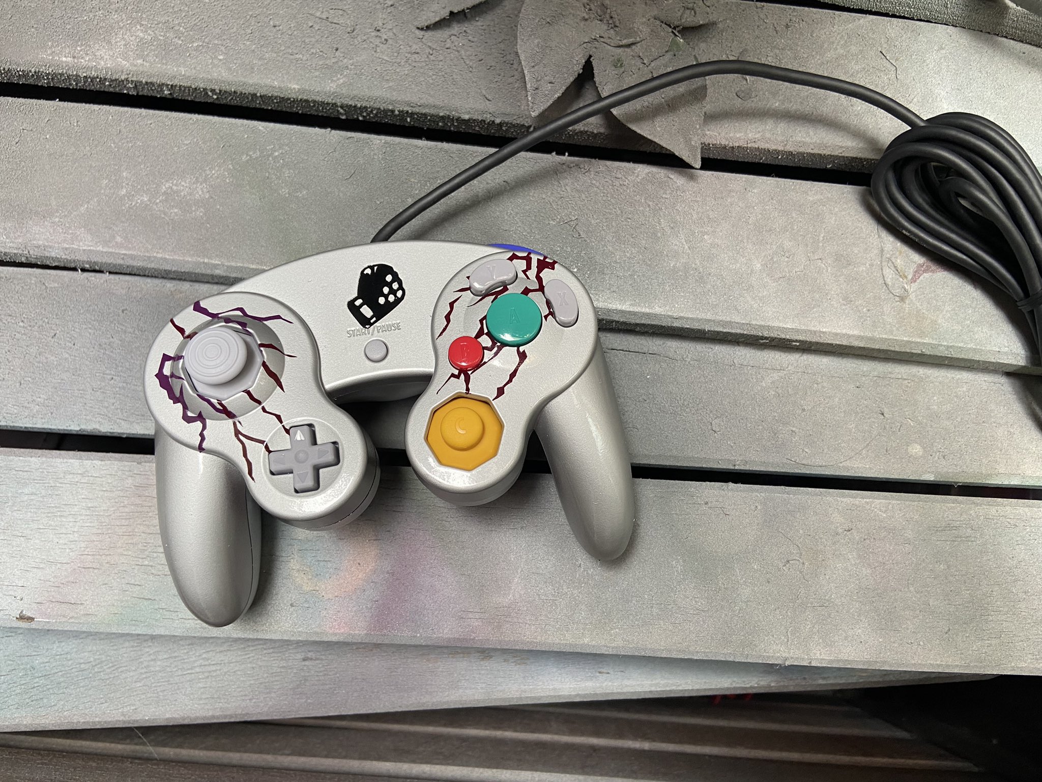 GCコントローラー ゲームキューブ 塗装 塗装コン カズヤ 鉄拳