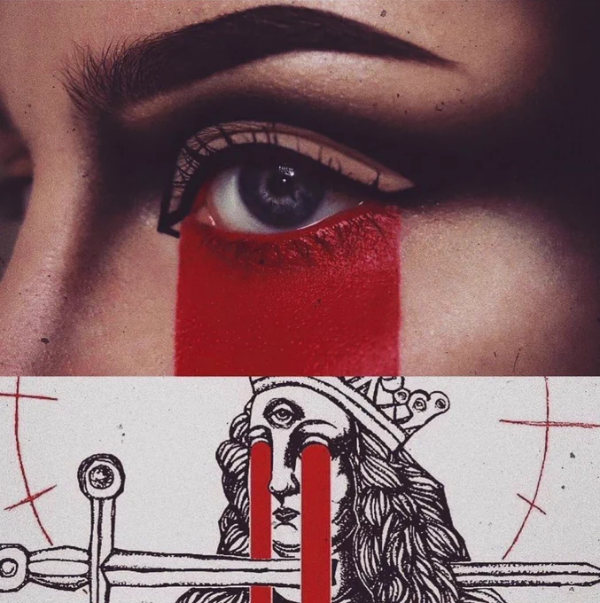 Beautiful makeup inspired by the Queen of Nothing. 