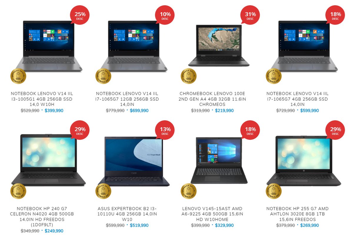 DescuentosRata's tweet photo. #CyberRataLive en Notebook .cl y se rajaron con cupón de 50mil en notebooks seleccionados exclusivo para las ratas 💻🐀

➡ https://t.co/NEWpLo6fTk https://t.co/hItKTSE7XS