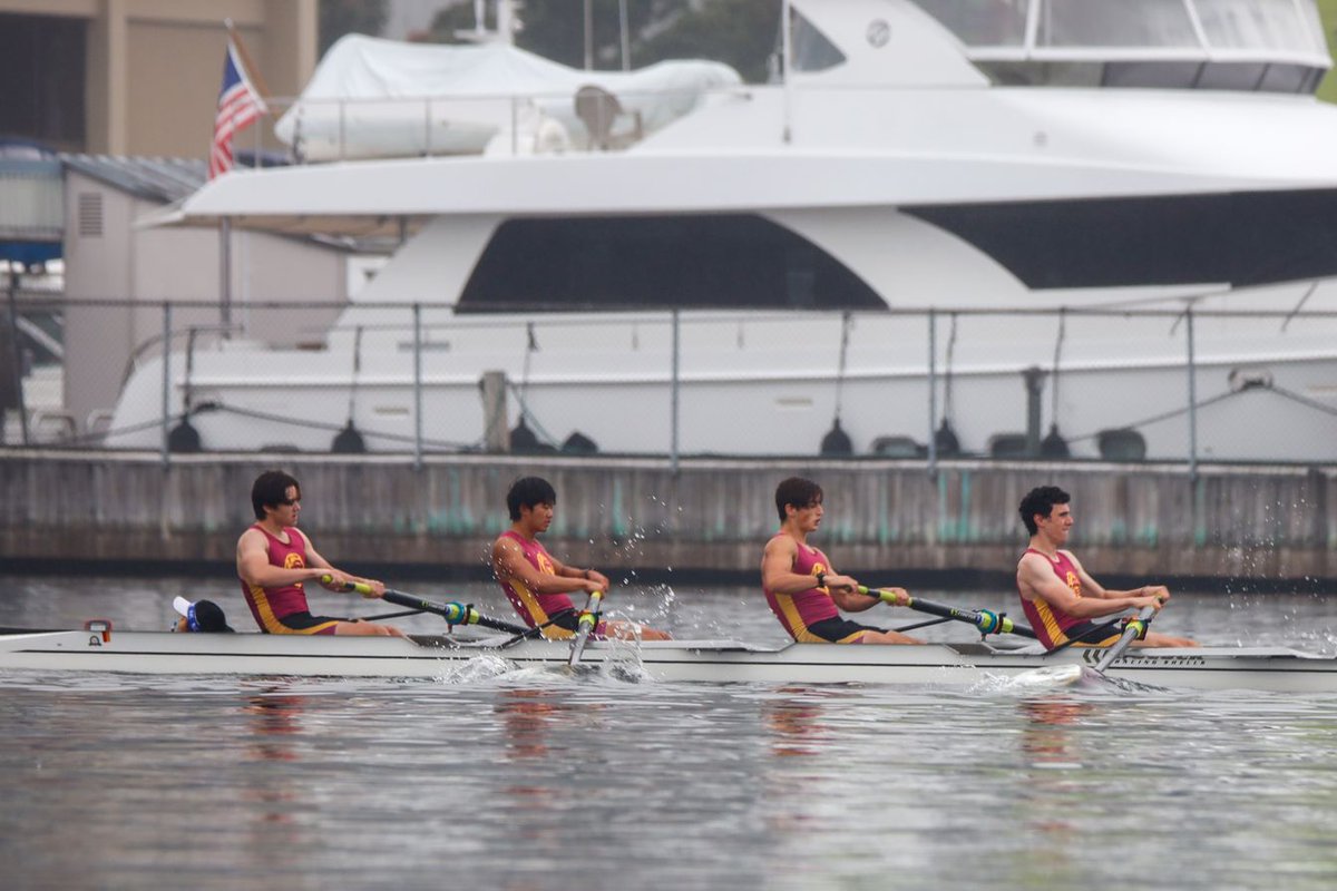 This is what winning the Men's 4+ looks like! Daniel K and Arin J also went on to race and WIN the Men's 2- two hours later! #GoLions