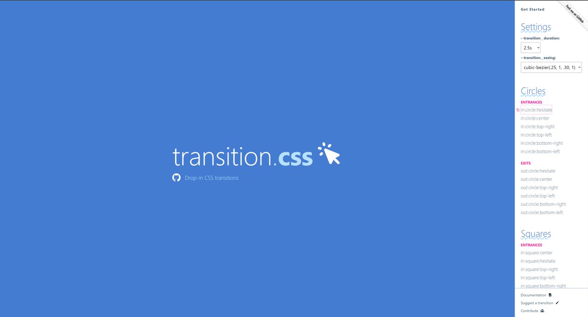 NavisCode's tweet image. Transiciones en css para copiar y pegar

Una web visual para poder ver antes los efectos
transition.style

Más recursos gratuitos por aquí:
bit.ly/2Vv6VYi