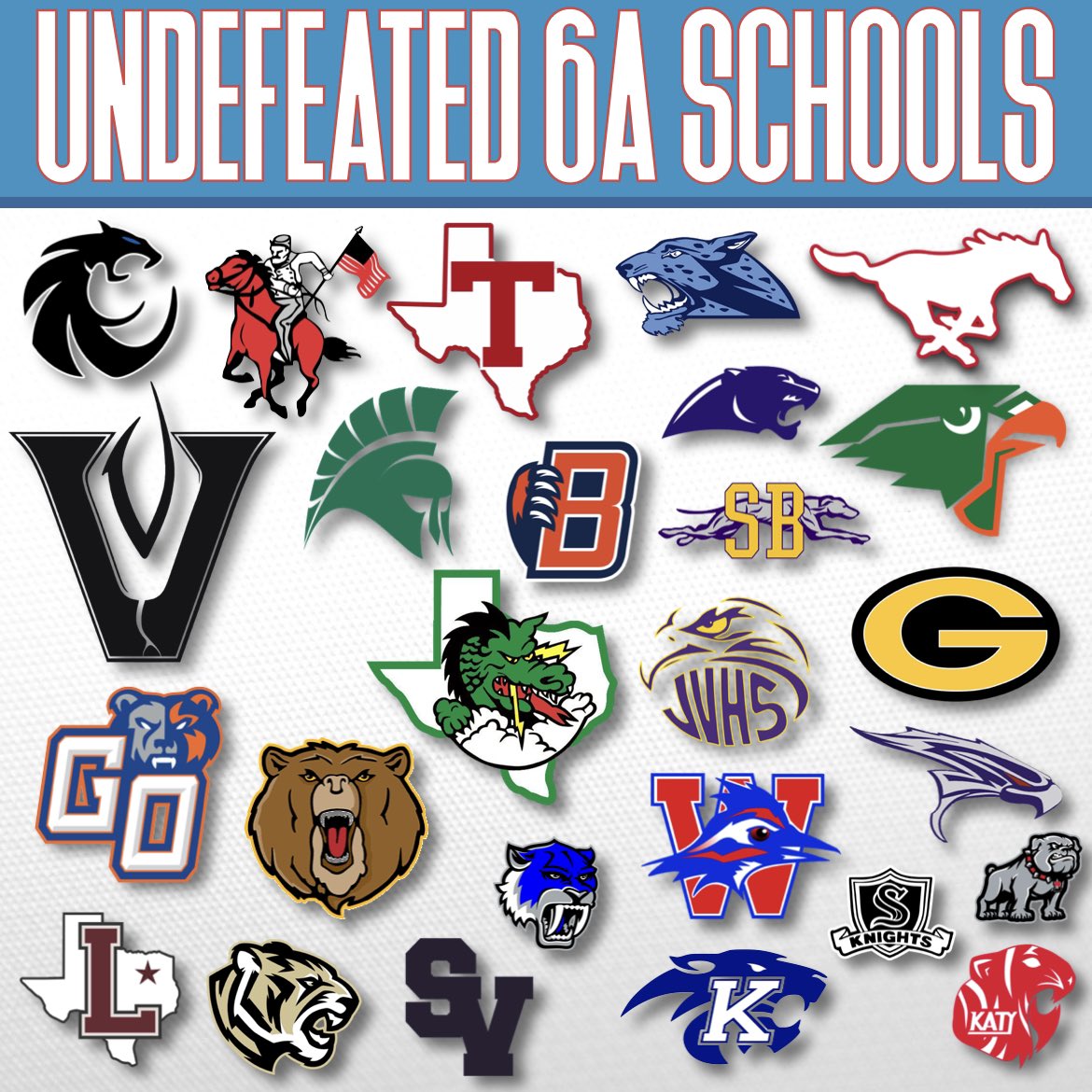 Undefeated 6A Teams! #txhsfb