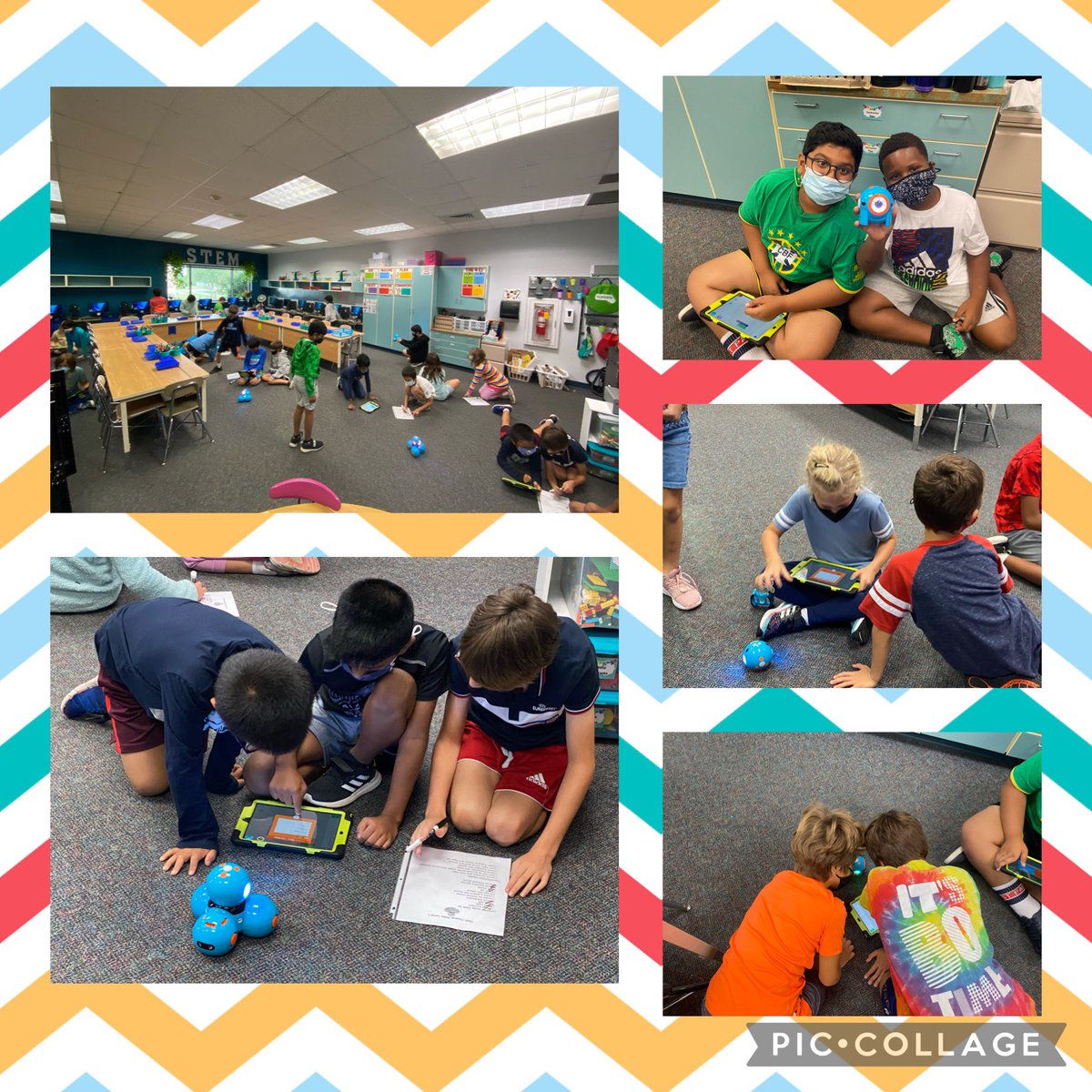 Nicole_Guay13's tweet photo. Lots of learning going on in the STEM Lab @DDEDolphins 😃 #STEMhighlights @WCPSSElemScie @WonderWorkshop @quivervision https://t.co/t1Xec42XY5