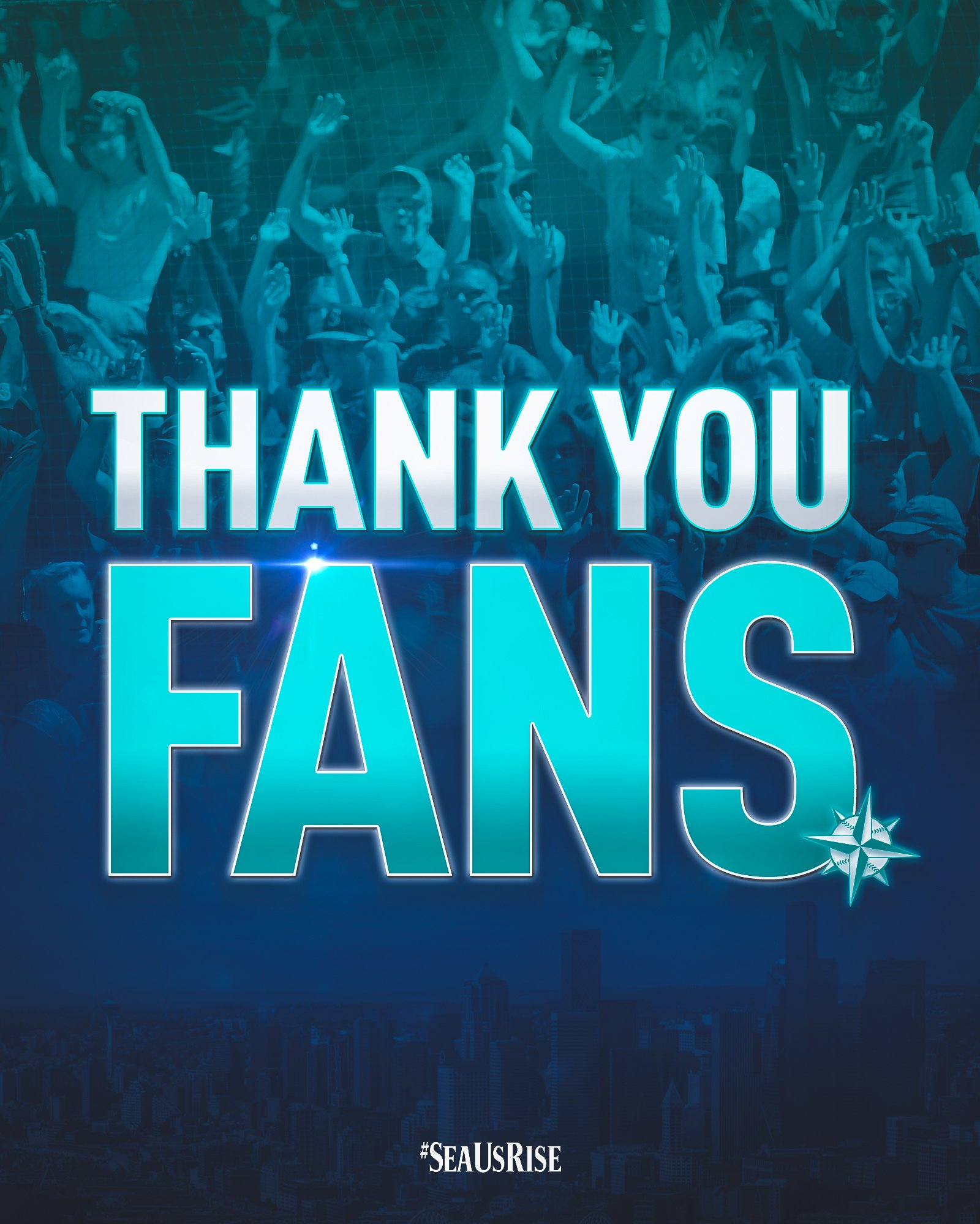 Seattle Mariners on Twitter "Thank you for coming on this ride with us, Mariners fans 💙 https
