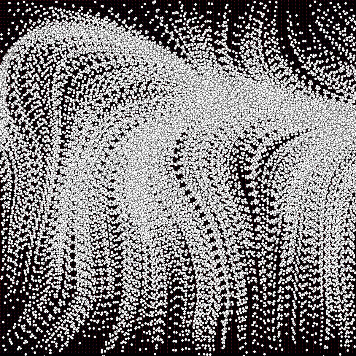 david_mar's tweet image. #flowfields Perlin5 with params 12,10