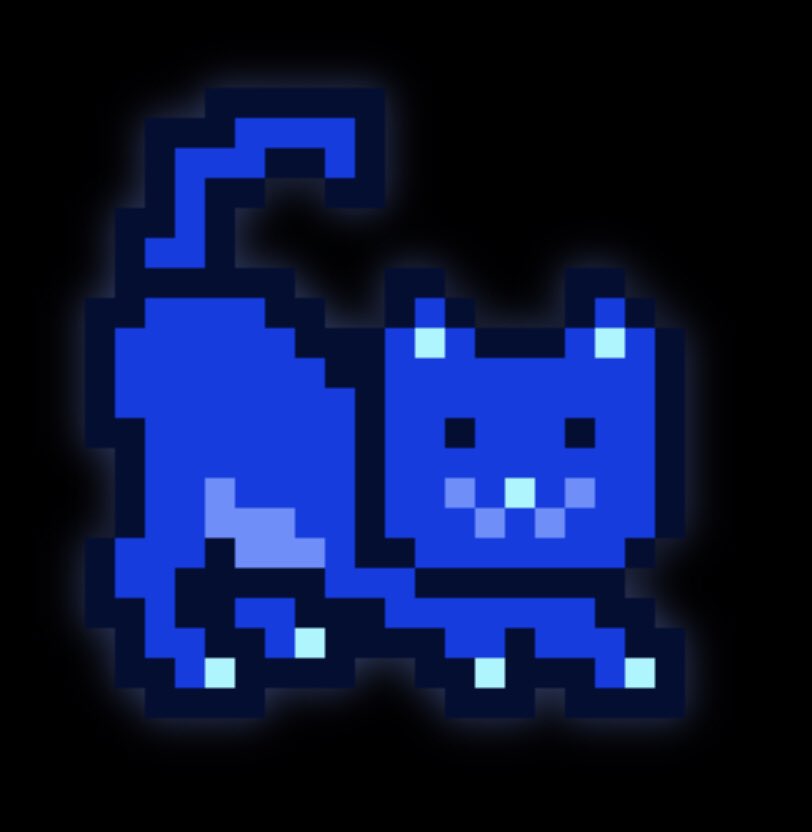 Jakegallen's tweet photo. @RaoulGMI You seem like a cat guy. Just grab a MoonCat, the first ever cat NFT, and call it a day @ponderware https://t.co/G3L4jrztdE