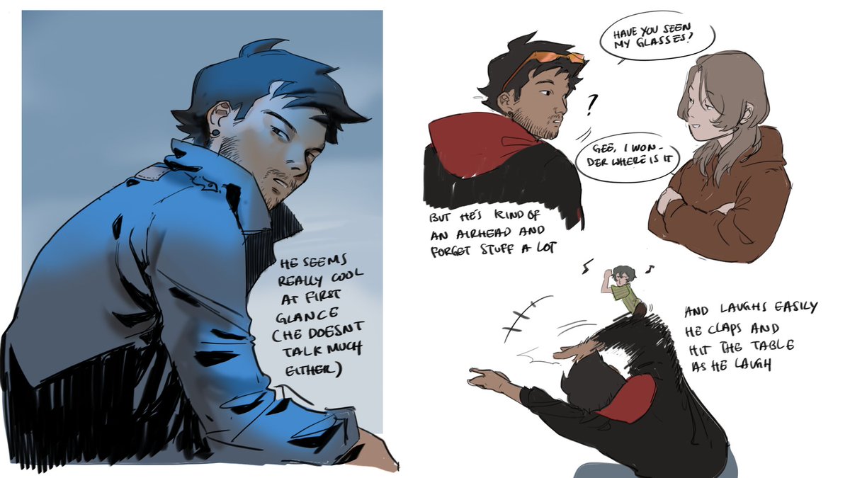 #OC_tober day 4. Character gap
#mmediocremanOC 