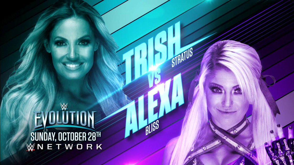 Alexa Bliss vs Trish Stratus - WWE Evolution 2018: https://t.co/xjBLpI85F7 https://t.co/Ts8N3xJBf5