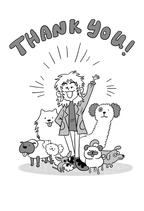 I drew this to announce that I'm ending my webcomic, The Good Boy Report! I appreciate all the support for the past three years, but there are only so many words to describe all the good boys n girls I see every day. Thank you to everyone that read and followed it ❤️❤️❤️ 