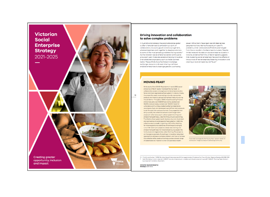 SharonZivkovic's tweet image. Attending launch of the Victorian Social Enterprise Strategy 2021-2025. Congratulations Victoria on another amazing strategy!! 
@SENetworkVIC @ASENAalliance @Catalyst_2030 @SASocEnt @FIXEeffect 
djpr.vic.gov.au/__data/assets/…
