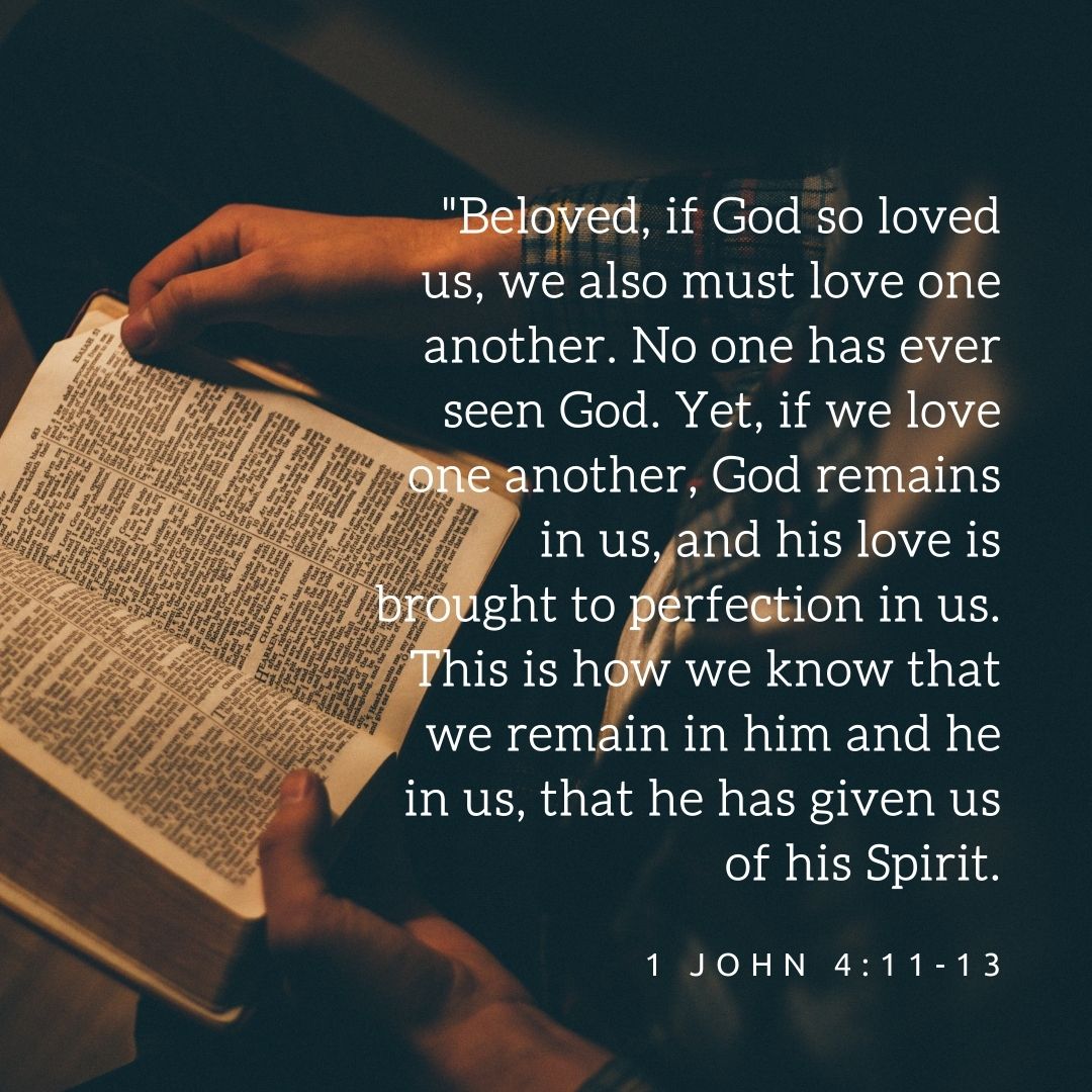 BrooklynDiocese's tweet photo. "Beloved, let us love one another, because love is of God; everyone who loves is begotten by God and knows God." (1 John 4:7) -as we end the weekend and enter a new week, may we remember that God loved us first, and we are called to also love each other. ❤️ #SundayNightReflection https://t.co/bPrahQ4tvu