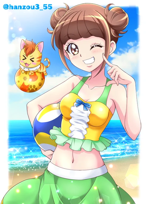 過去絵ですが、ひなたちゃん誕生日おめでとうございます!
#キュアスパークル生誕祭 
 #平光ひなた生誕祭 
#キュアスパークル生誕祭2021
#平光ひなた生誕祭2021 