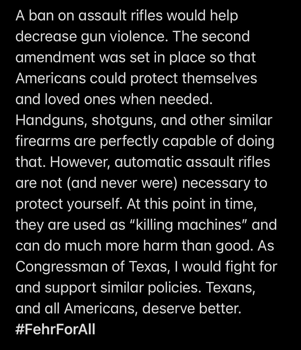 My stance on Gun Control…