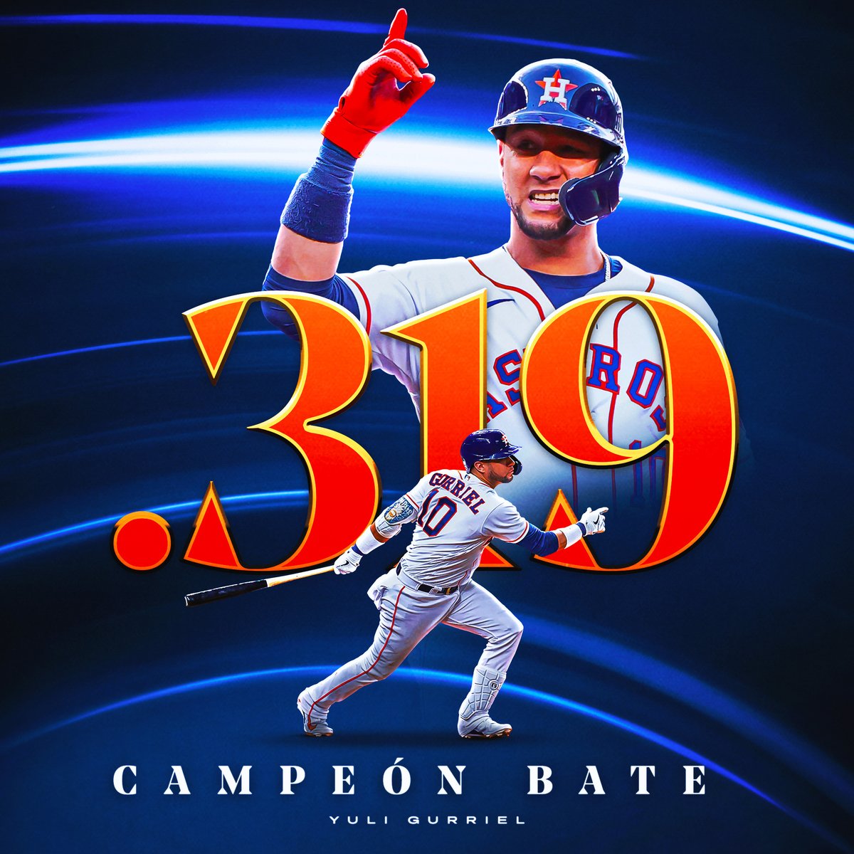Yuli Gurriel se coronó como el Campeón Bate de la Liga Americana de la temporada 2021. ⚾️🇨🇺