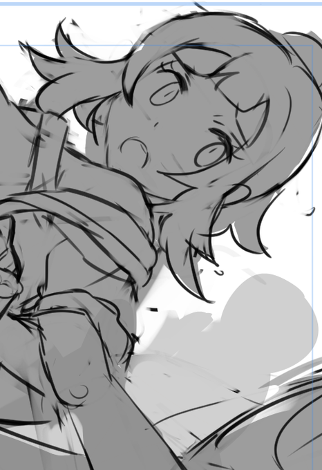 この題材で描くのはおそらく7、8カ月ぶり。 