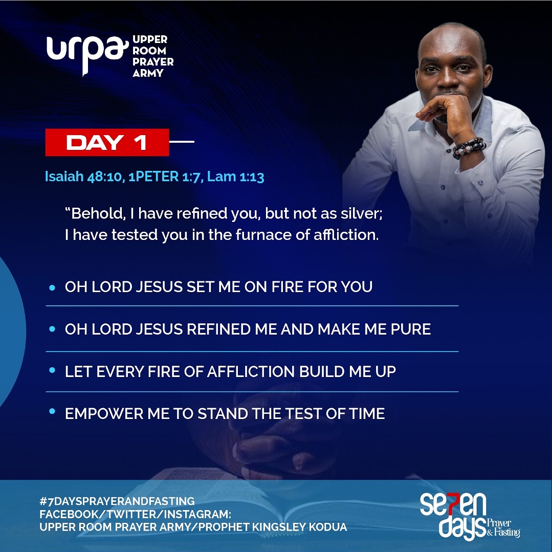ProphetKodua's tweet photo. UPPER ROOM PRAYER ARMY is inviting you to a scheduled Zoom meeting

*7 DAYS FASTING AND PRAYERS*

Topic: *DAY ONE (WHY WE NEED FIRE)* 
Speaker: *PROPHET KINGSLEY KODUA*
Time: Oct 4, 2021 07:00 PM
Join Zoom Meeting
https://t.co/2RfrT7b8U3
Meeting ID: 733 1995 1522
Passcode: PRAYER https://t.co/vPV4KTXTgb