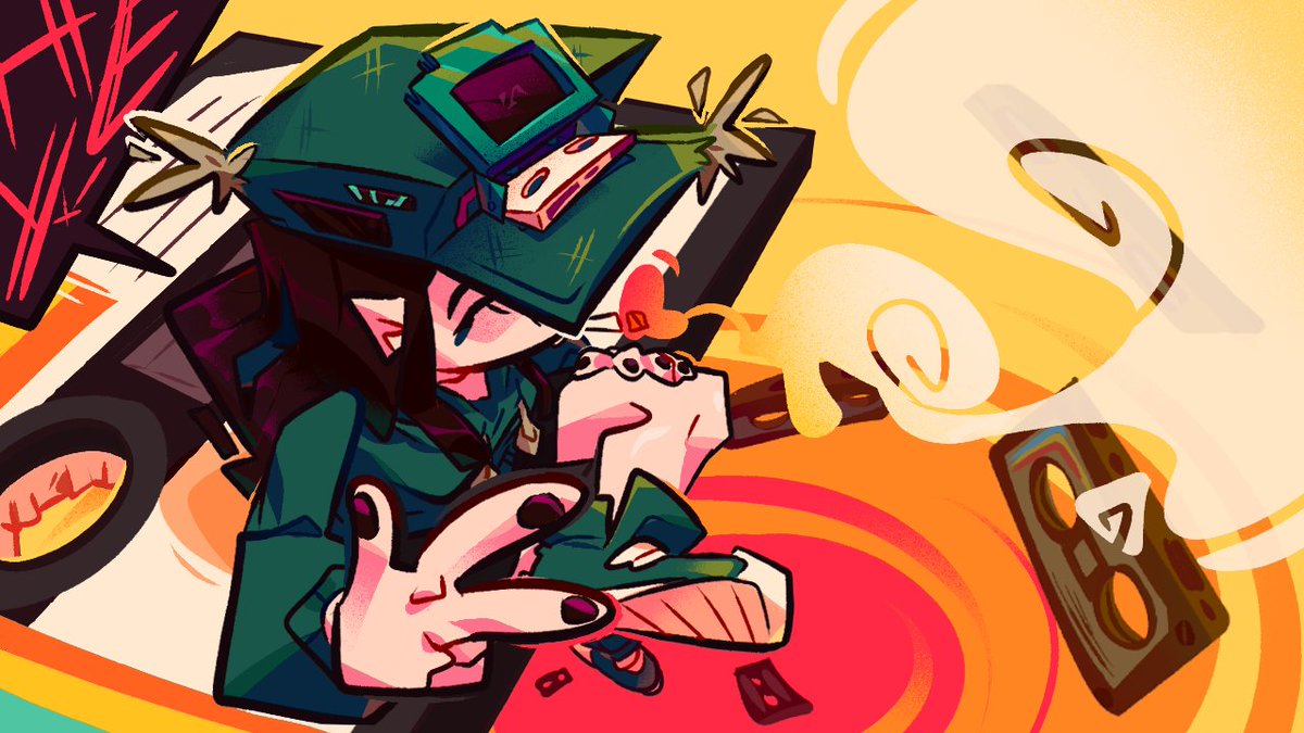 p_pamda's tweet photo. 📼 Cassete Girl 📼 
#cassettegirl #newgrounds #fnf https://t.co/7fsKzxlz2R