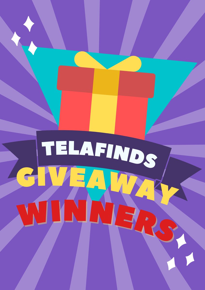 TelaFinds's tweet photo. Congratulations to all the WINNERS of our #telafindsgiveaway https://t.co/javkxnNCiF