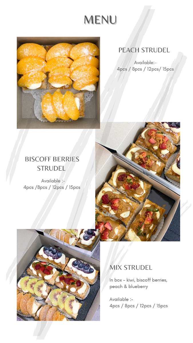 Anmzln's tweet photo. Assalamualaikum semua. Jemput tengok menu menu drpd @aainaakitchen atau boleh visit kami di instagram 🥰

Jom support local business ✨
Insyallah kami buat yg terbaik utk customer2 yg beli ❤️ https://t.co/QdcIJiRDKE