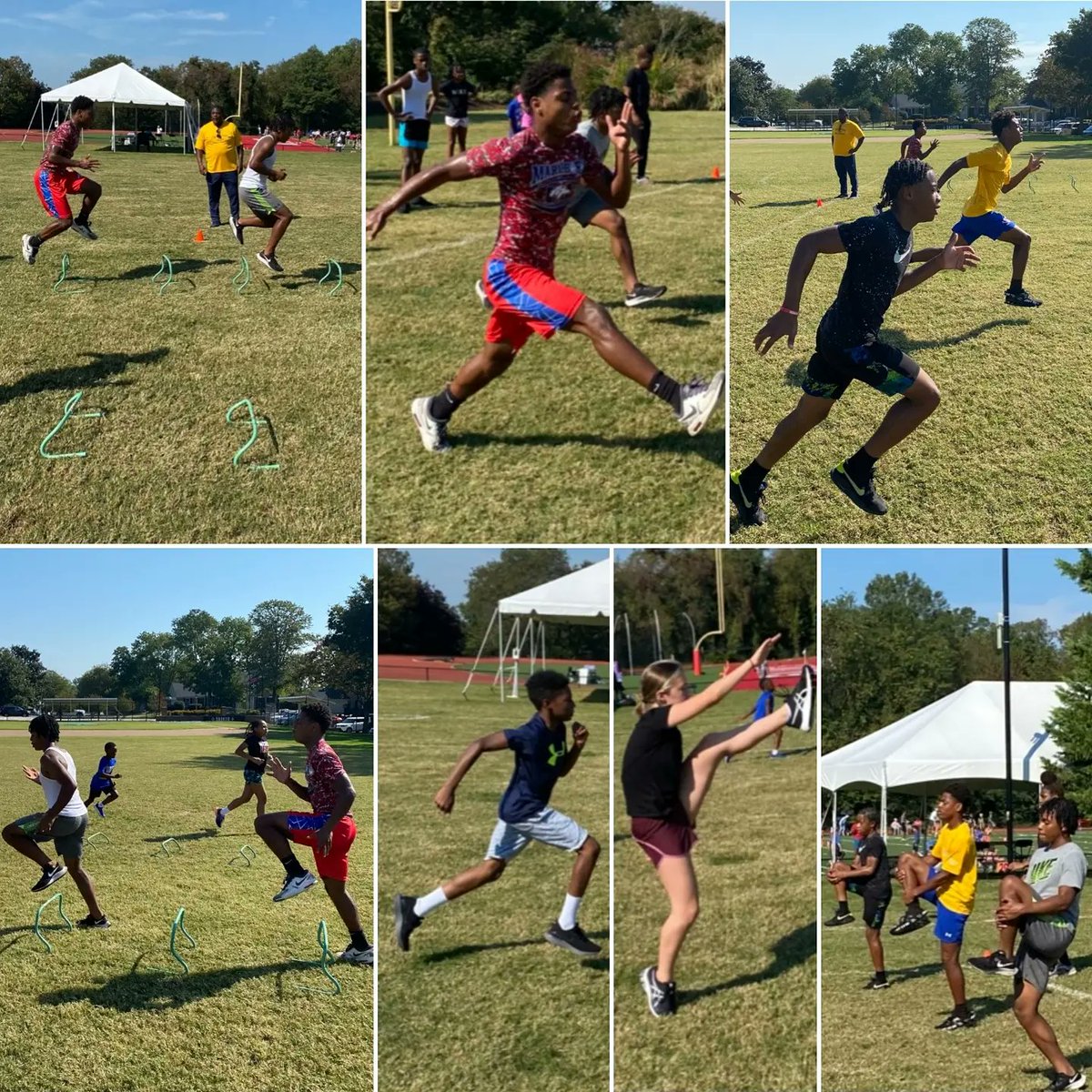CharlesCtyElite's tweet image. Another successful Speedwork Sunday in the books!! Way to WORK!!
#SpeedOnSpeedOnSpeed💨 
#ConsistentAndDetermined💪🏾
#CharlesCountyEliteProducts💛💙