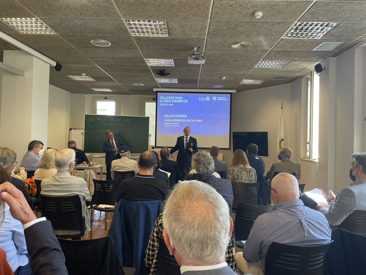 Dissabte de formació als Tallers organitzats pel <a href="/D2202_ROTARY/">Distrito 2202 de Rotary</a> . Aquesta vegada aprop de casa, doncs l’event ha estat gestionat pell #RotaryClub Olot - la Garrotxa.

Gràcies per tot, companys! Bona feina!