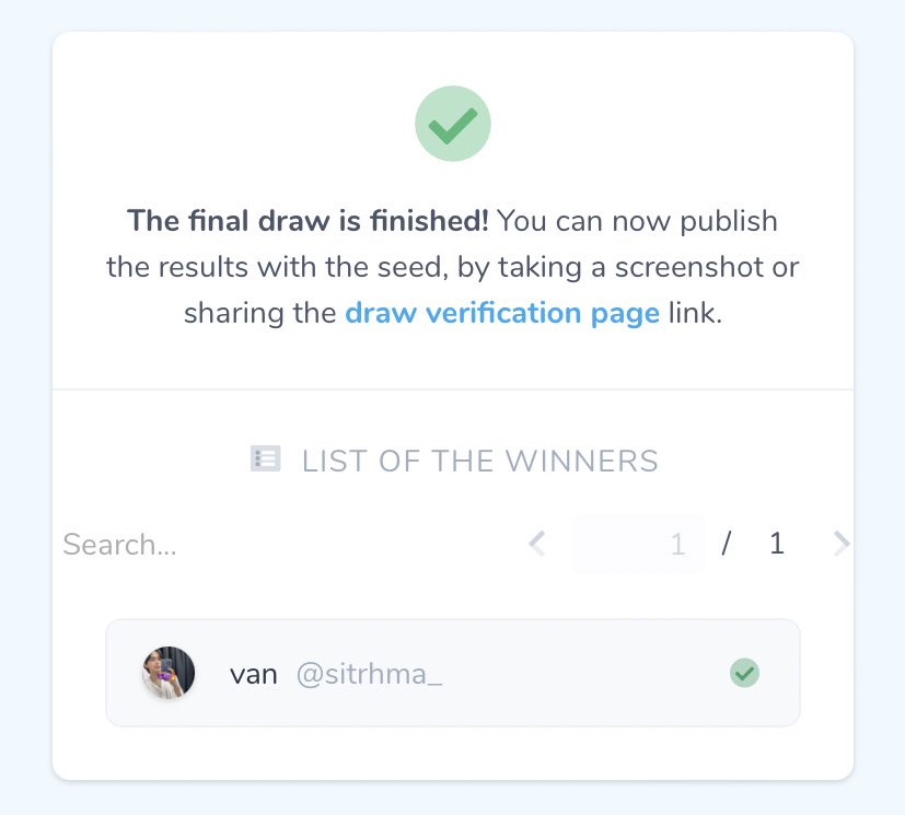 ackerminev's tweet photo. congrats 🥳 @sitrhma_ 

https://t.co/KjHER0HW8O

dm aku buat claim yaa ♡ https://t.co/9qVQChOgwM