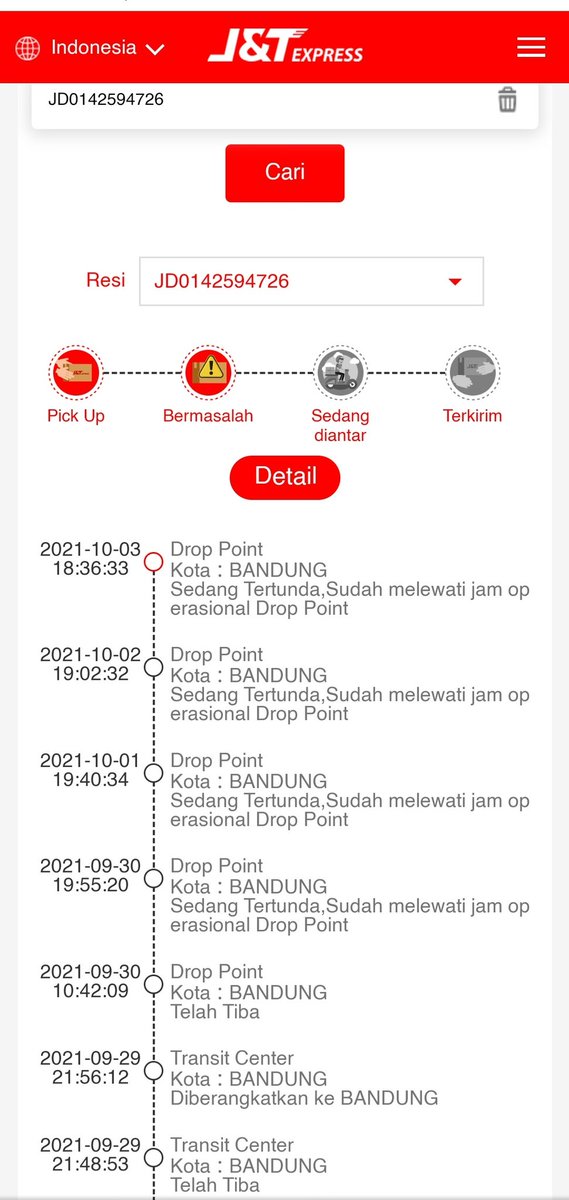 Cihooy_'s tweet photo. tolong ya kerjasamanya .. 
barang saya udh tertunda 4 hari @jntexpressid https://t.co/grc8iFQPLe