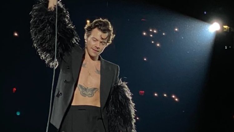 hrrymyfriend's tweet photo. the duality of harry styles https://t.co/QkZn2t0nXI