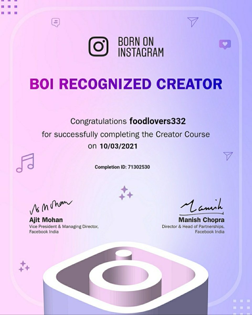 dassandeep232's tweet photo. BOI recognized creator 

How wonderful to celebrate that create value

Thank you @instagram @creators 

#bornoninstagram #boirecognizedcreator #boicreatorcourse https://t.co/726h5Qzj6K