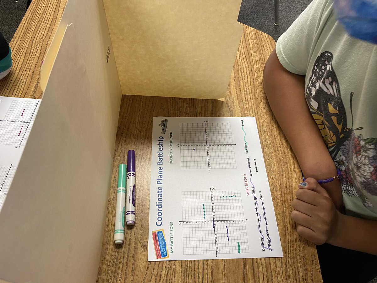 felg54's tweet photo. Our students had so much fun playing Coordinate Plane Battleship 💥 in math acceleration! I wish we had more time…In 30 minutes I only sunk one ship 🤷🏻‍♀️ #FrostStrong #WeAre54 https://t.co/3zRQOkmsOo