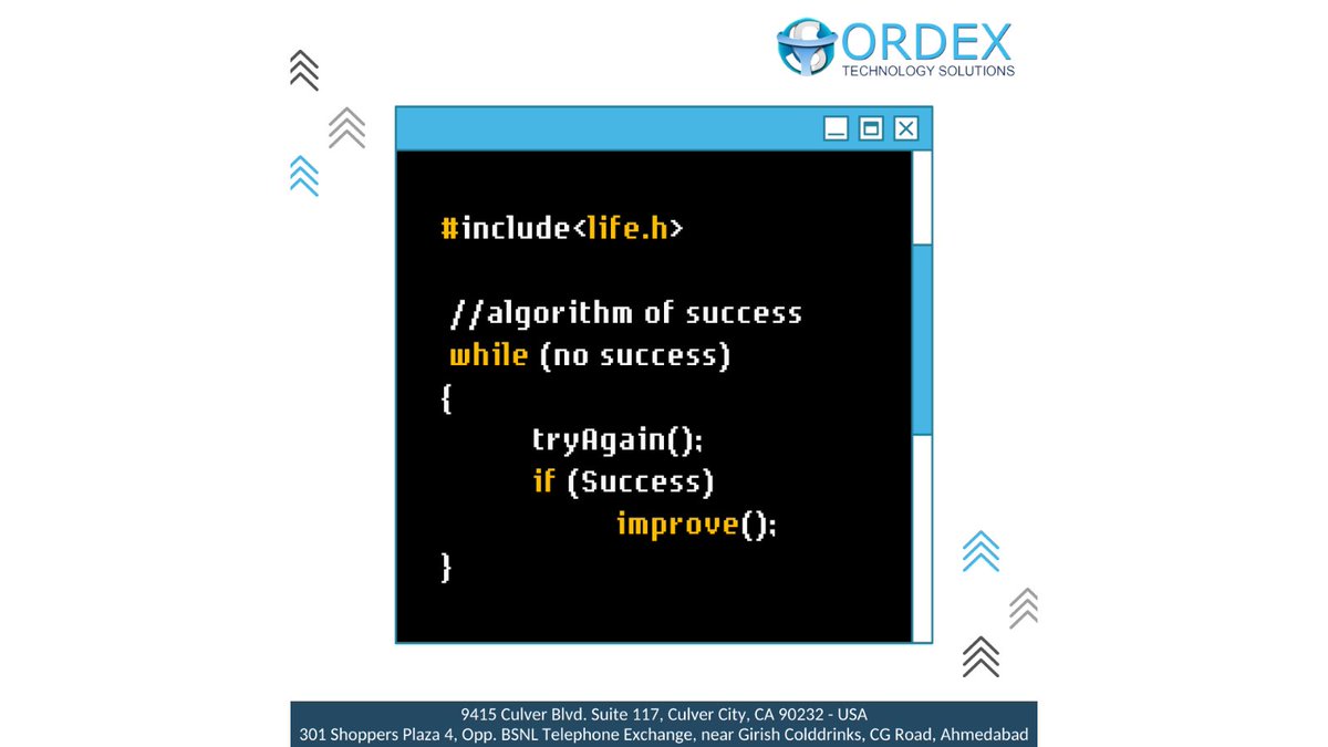 OrdexTech's tweet photo. Monday Motivation in language you understand.
#MondayMotivation #MondayThoughts #Monday #ProgrammerLife #Programmer #SuccessThoughts #ITCompany #ITServices #JavaScript https://t.co/N3kZrdhgNx