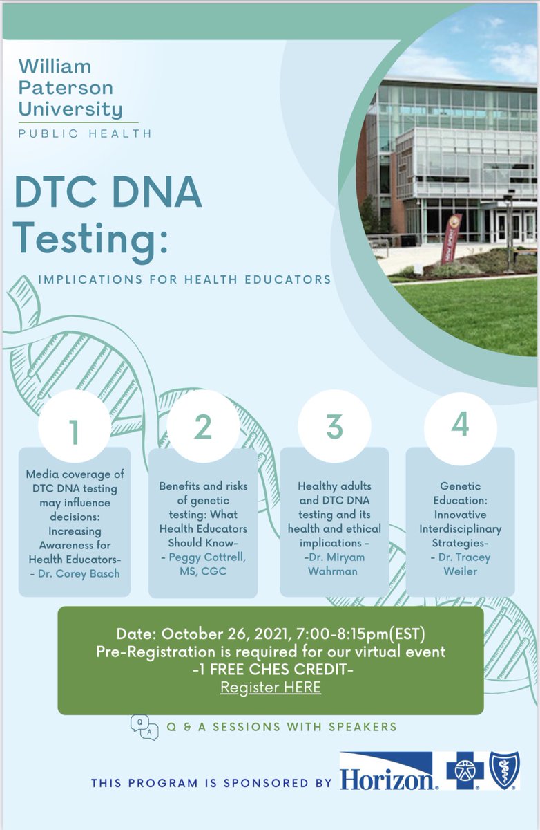 Don’t forget to register- FREE CHES credit wpunj.zoom.us/webinar/regist…