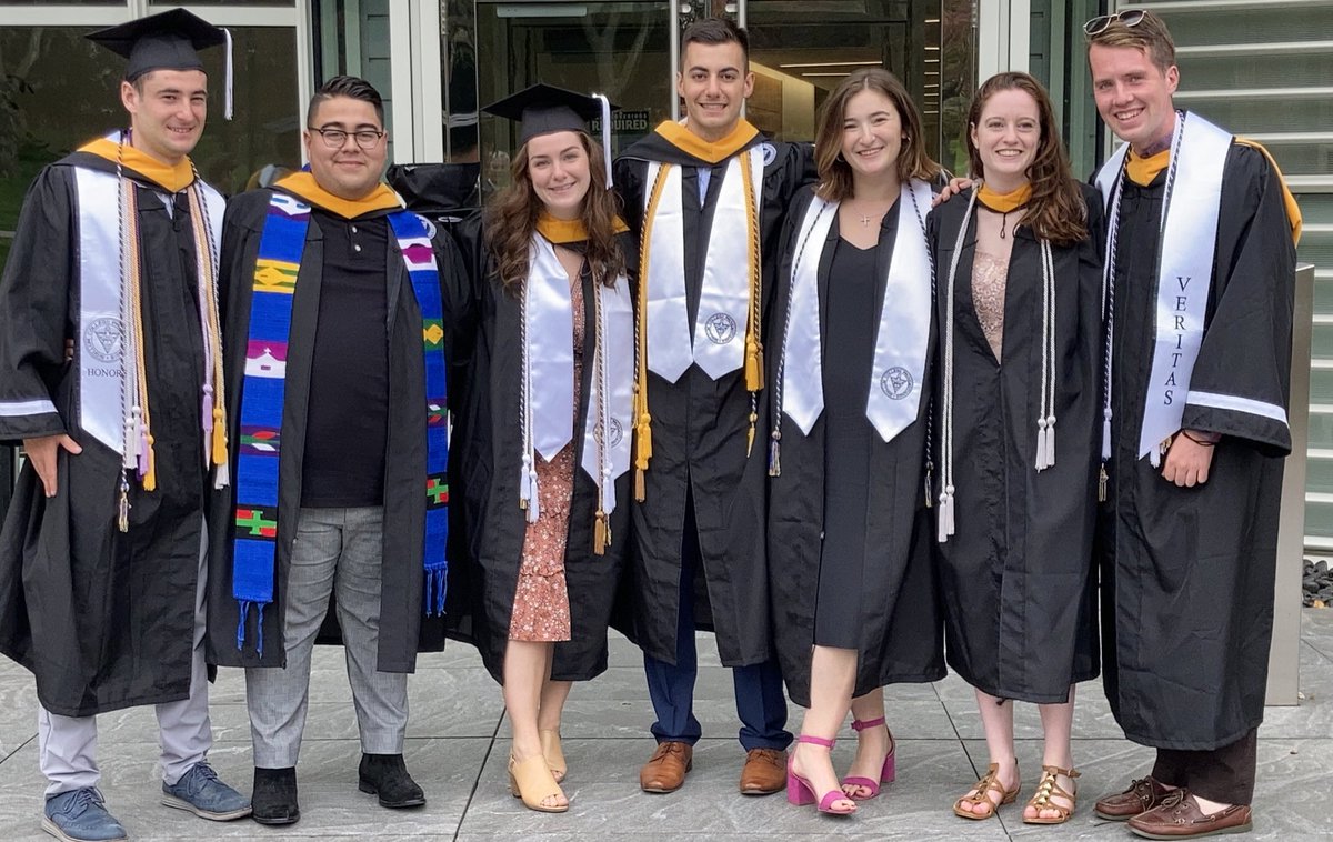 CornelyKathleen's tweet photo. The resiliency that Fr Sicard referred to at #PC2020 @ProvidenceCol commencement today is evident in the @PCChemTweets grads who are not just surviving, but thriving in careers in the biotech and pharmaceutical industries, and in grad school. So great to see you in person today! https://t.co/ZikVdCG0qm